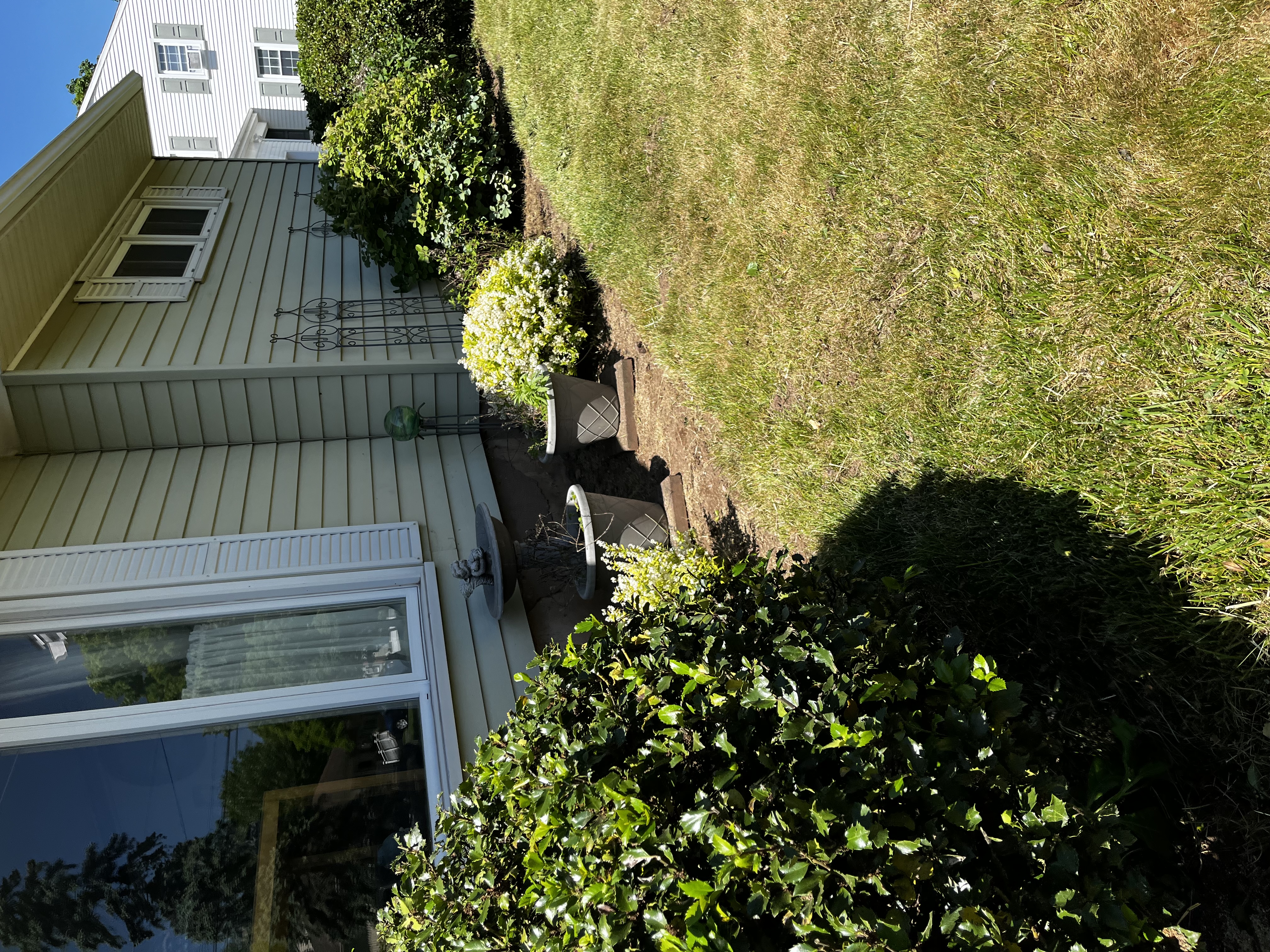 Landscaping work